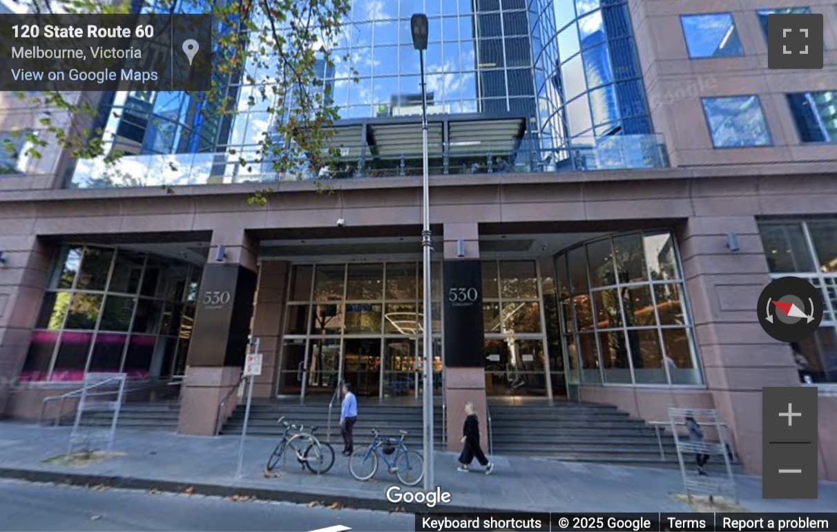 Street View image of 530 Collins Street, Level 2&3 Melbourne, Victoria