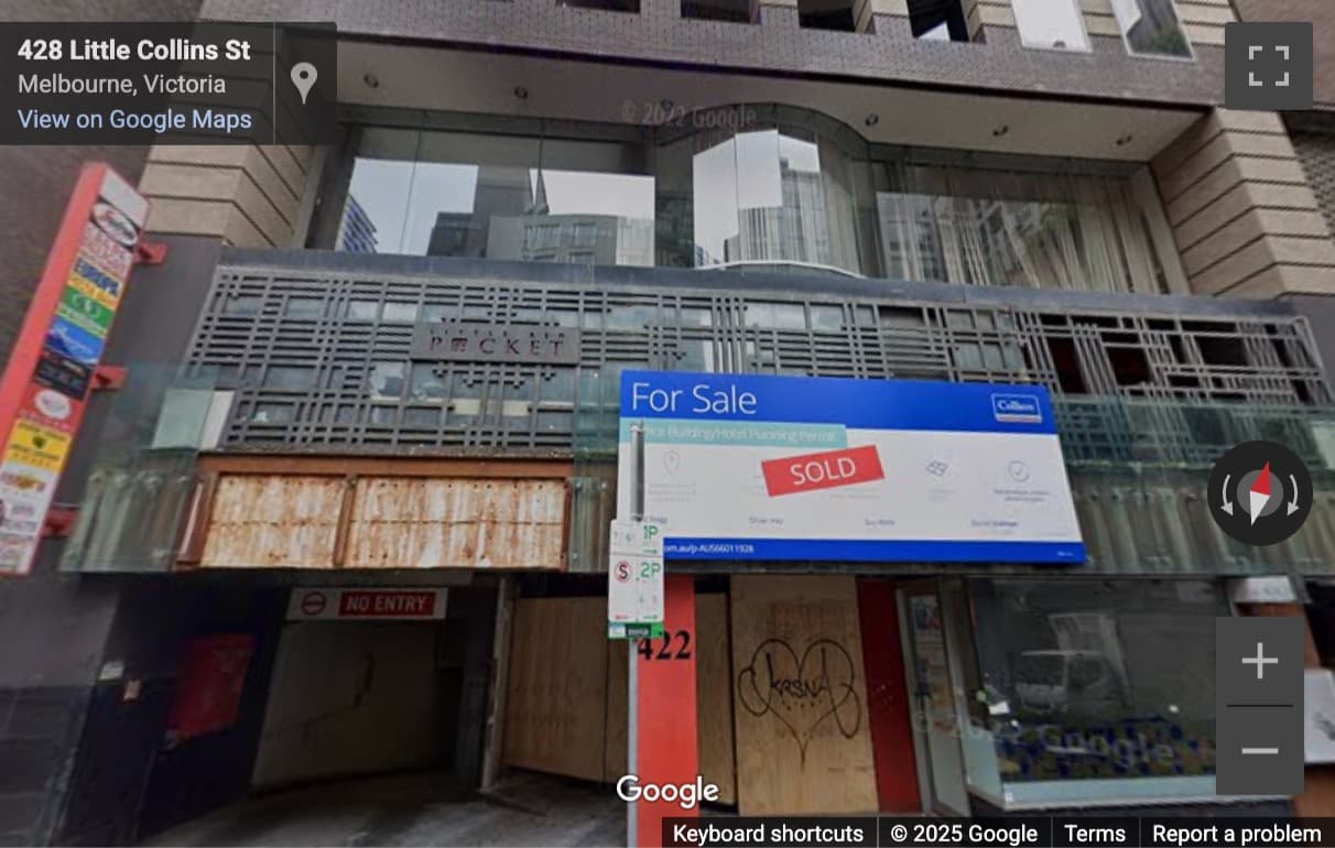 Street View image of Level 10, 440 Collins Street, Melbourne