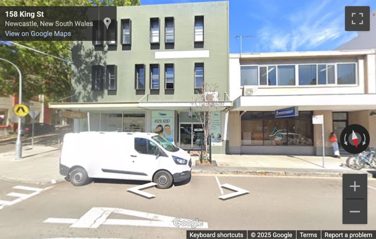 Street View image of 161 King St, Level 2, Newcastle (New South Wales)