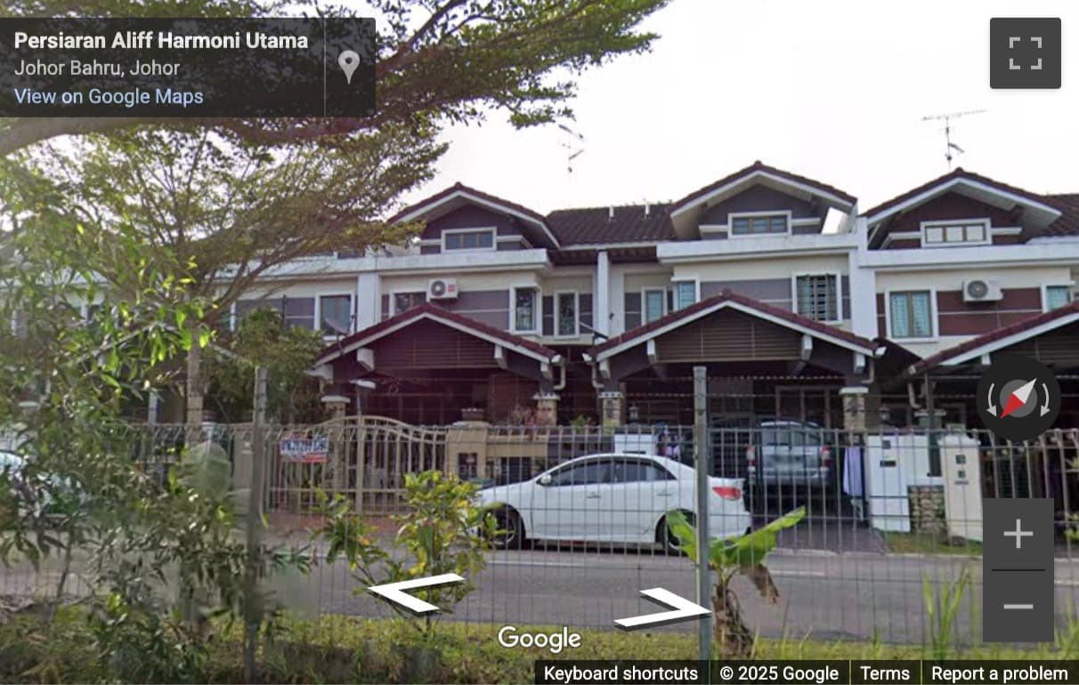 Street View image of 29, Jalan Aliff 6, Taman Damansara Aliff, Johor Bahru