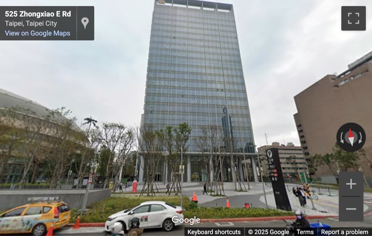 Street View image of 14F-15F, No. 525, Sec. 4, Zhongxiao E. Rd, Xinyi Dist, Taipei City, Taiwan (R. O. C. )