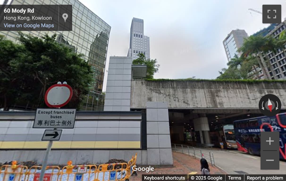 Street View image of Unit 12, 11/F, Wing On Plaza, 62 Mody Road, Tsim Sha Tsui, Hong Kong