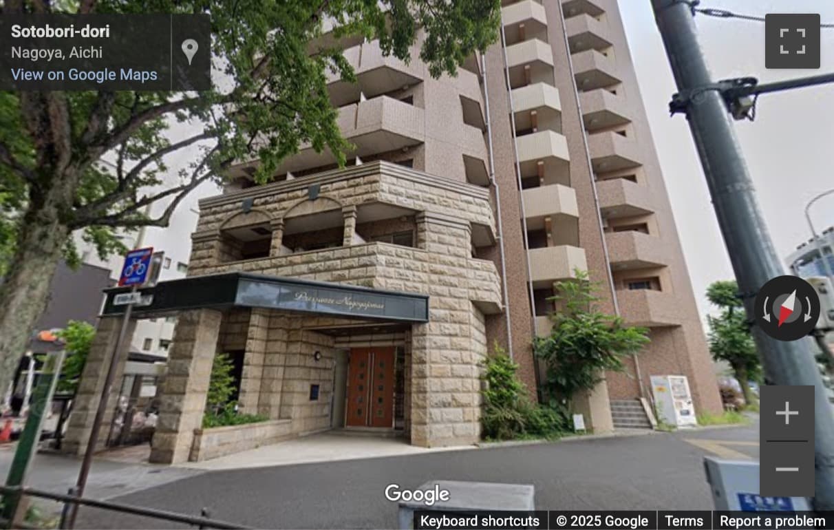 Street View image of 8F, 2-1-36 Marunouchi, Naka-ku, Aichi Prefecture, Nagoya
