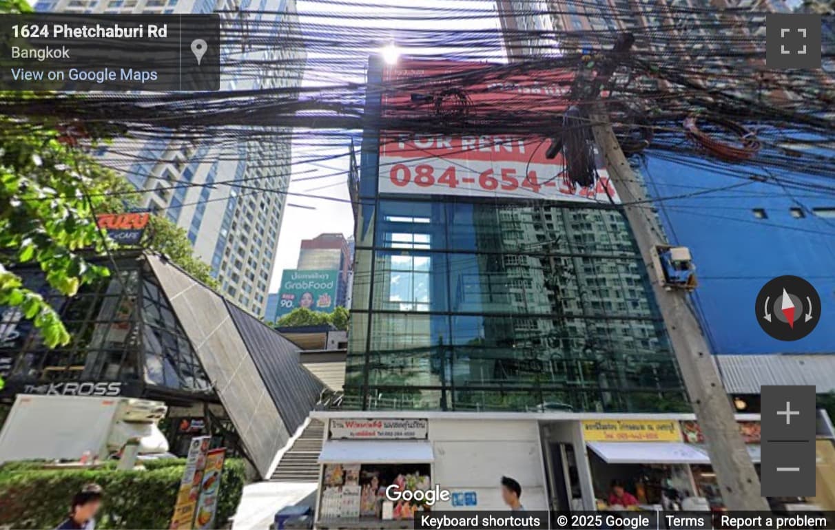 Street View image of No. 1624, New Petchaburi Road, Makkasan, Ratchathew, Suthi Building, Bangkok