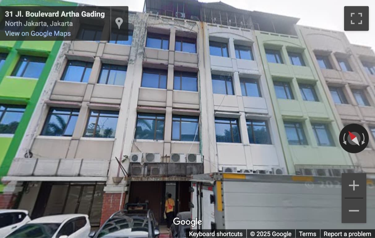 Street View image of Jalan Boulevard Artha Gading, RT. 18/RW. 8, Jakarta
