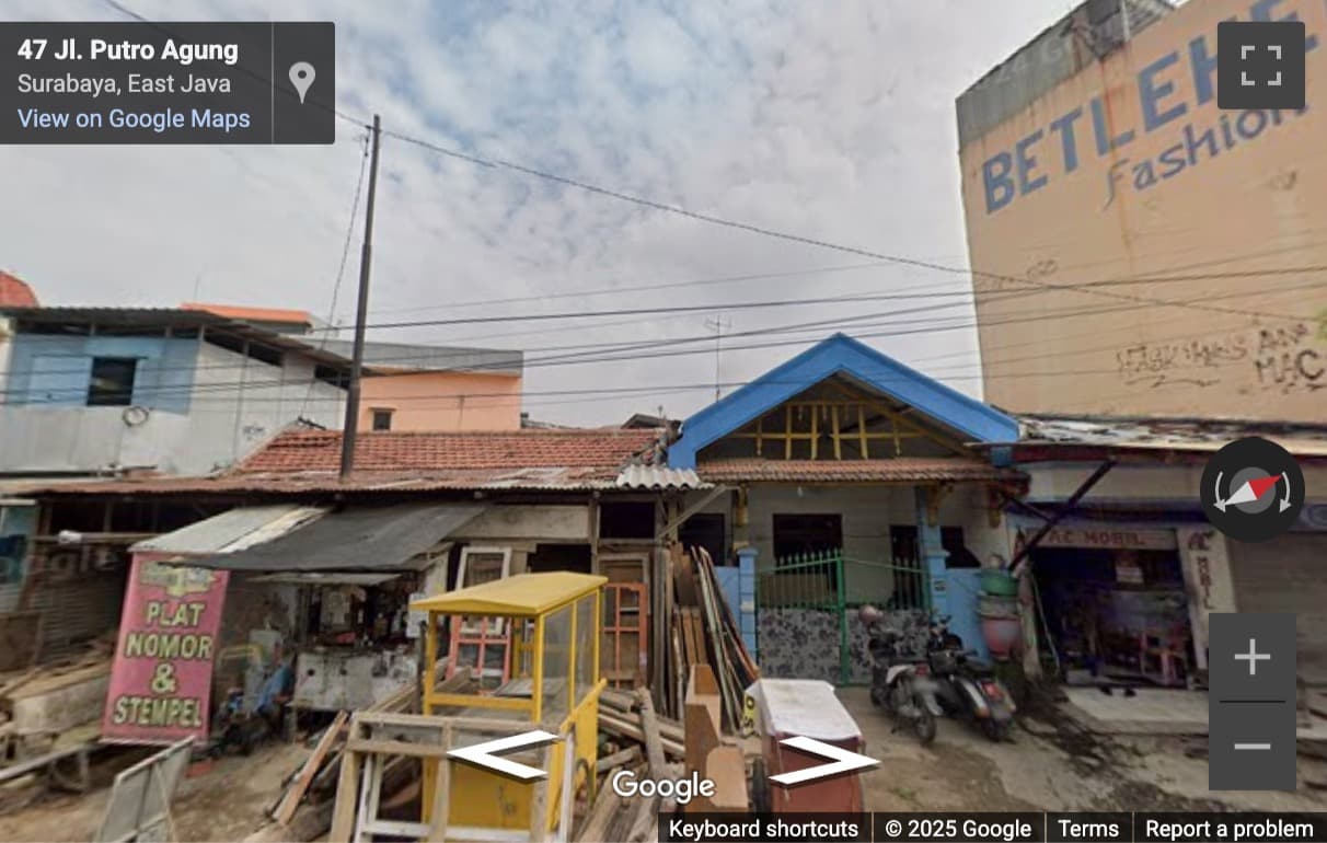 Street View image of Jl. Putro Agung Kulon No. 47, Jalan Putro Agung Kulon, Surabaya