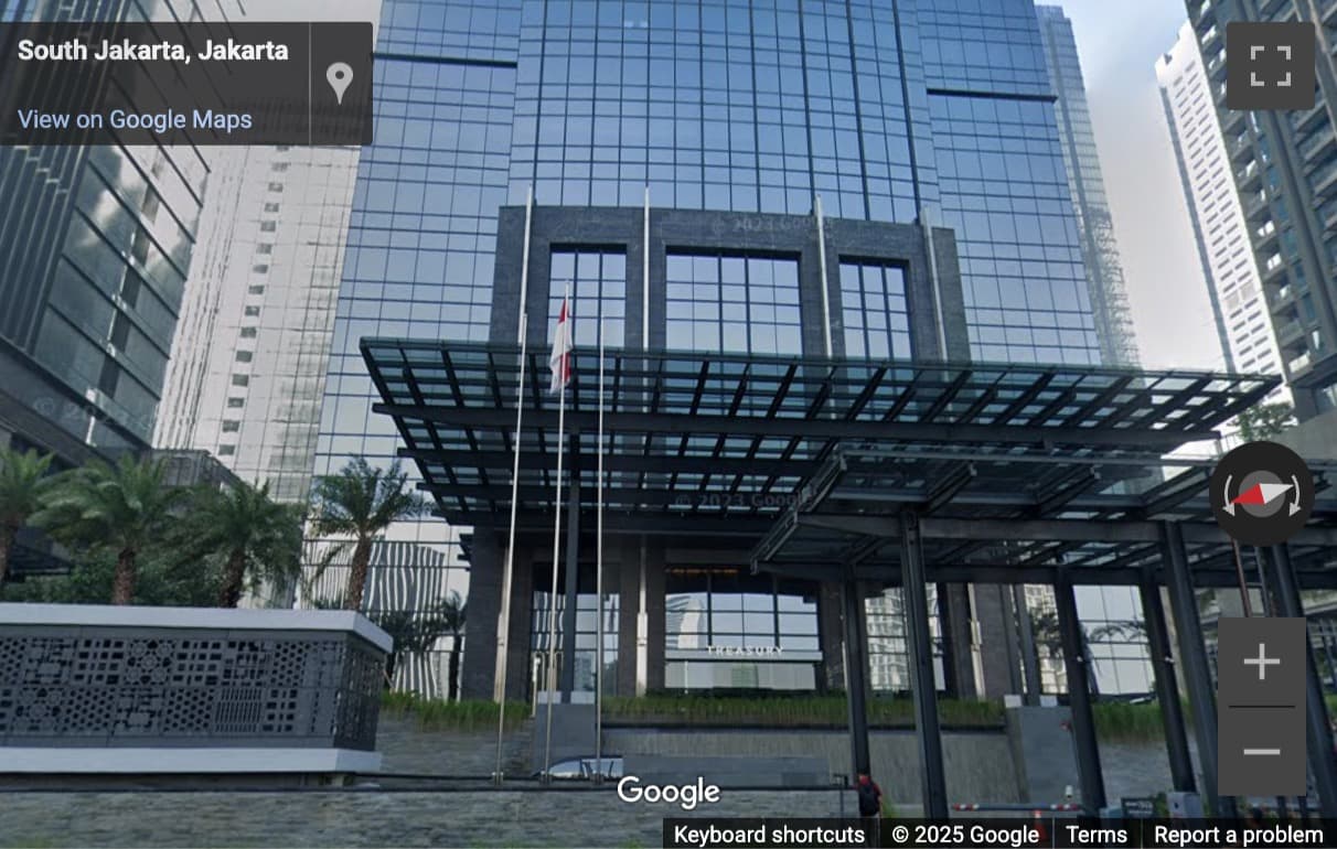 Street View image of SCBD, Gedung Treasury Tower, Lantai 5 Unit J, Kawasan District 8 LOT 28, Jakarta