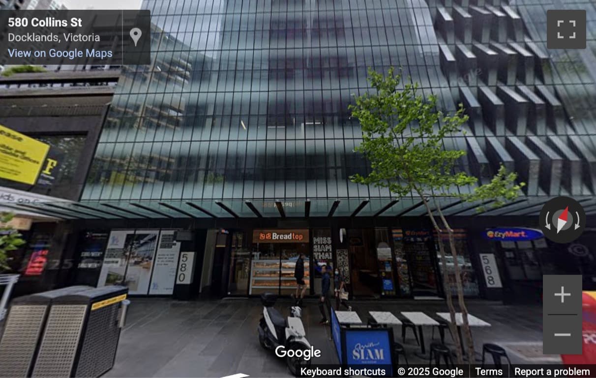 Street View image of 1102/568-580 Collins Street, Melbourne