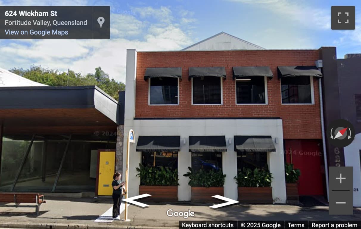 Street View image of 622, Wickham Street, Brisbane, Queensland