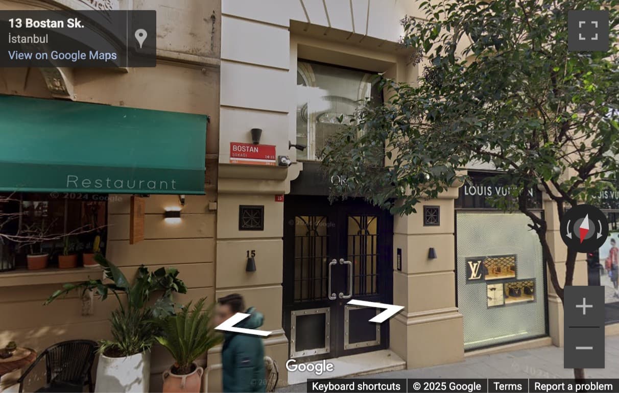 Street View image of Orjin Is Hanı, Harbiye, Bostan Sokak, Nişantaşı, Istanbul