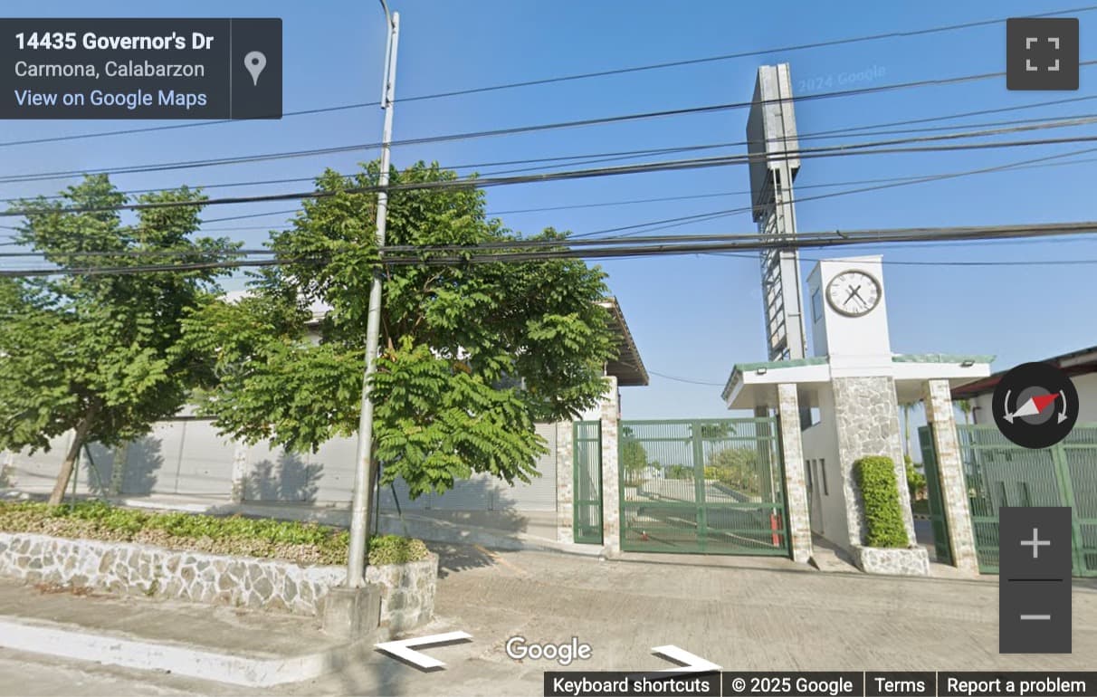 Street View image of Governor’s Drive, Brgy. Mabuhay, 2F First Global Technopark, Carmona
