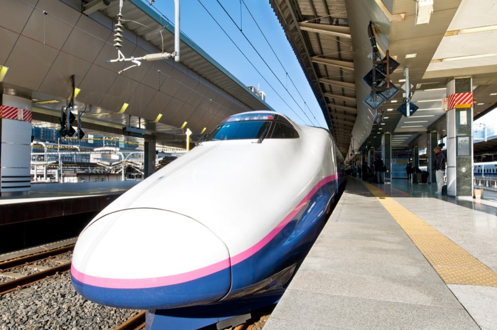 Shinkansen at Tokyo station